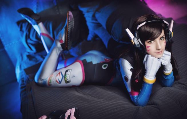 Overwatch Cosplay Battle, Blizzard premia i migliori cosplayer d'Europa Sonrycosplay nei panni di D.Va
