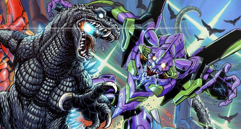 Godzilla affronterà l'Eva-01 in un evento agli Universal Studios Japan Godzilla vs Evangelion in una fanart