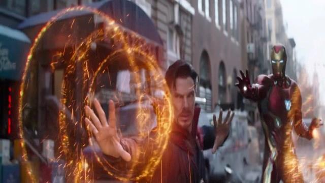 Doctor Strange e Iron Man Doctor Strange e Iron Man nello spot di Infinity War