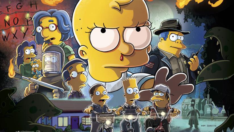 I Simpson: la recensione dell'episodio n.666 I Simpson: il banner dell'ultimo La Paura fa Novanta