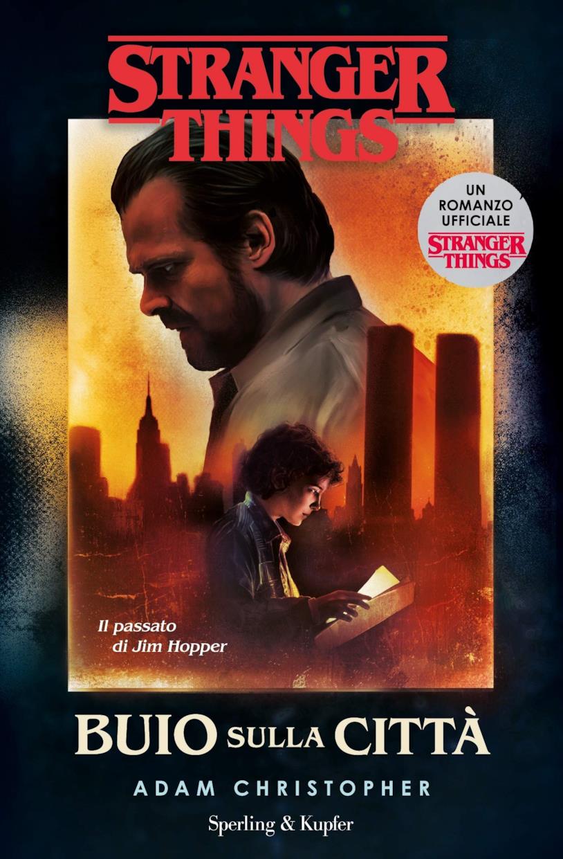 Buio sulla città La copertina con Hopper e Undici che legge