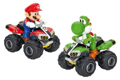 I quad Carrera dedicati a Mario e Yoshi Mario e Yoshi in sella al loro quad Carrera