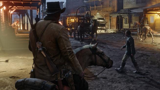 Red Dead Redemption 2, in GTA Online appare una missione speciale a tema Il protagonista di RDR2 a cavallo
