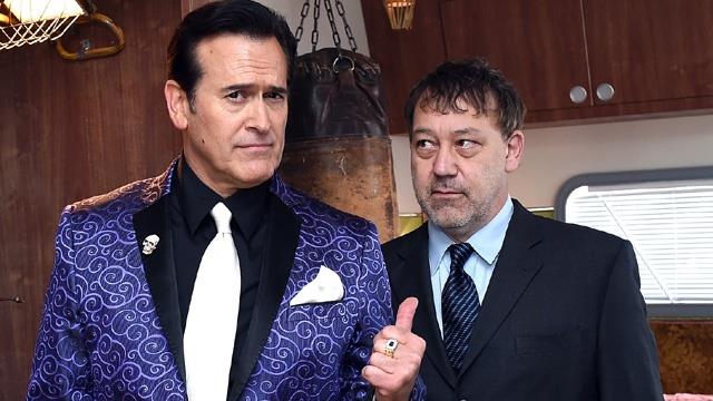 Bruce Campbell e Sam Raimi Bruce Campbell a sinistra e Sam Raimi a destra