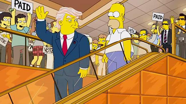 I Simpson: svelato il segreto sulla profezia della presidenza di Donald Trump Donald Trump e I Simpson