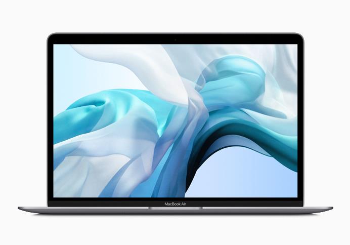 Apple aggiorna il MacBook Air da 13" con il supporto alla tecnologia True Tone Immagine stampa del MacBook Air 13" di luglio 2019