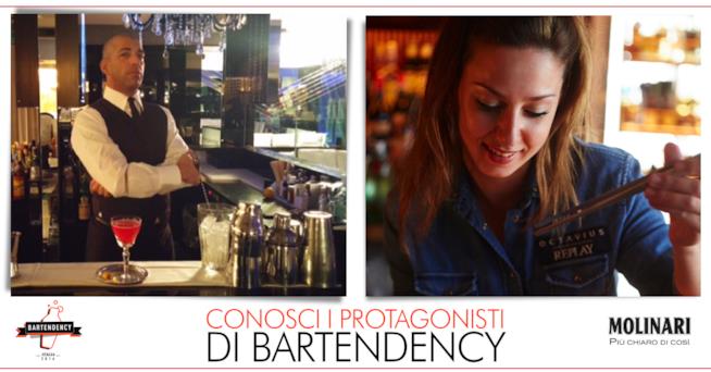 Loris e Marianna in alcuni scatti promozionali di Bartendency Loris e Marianna, protagonisti di Bartendency