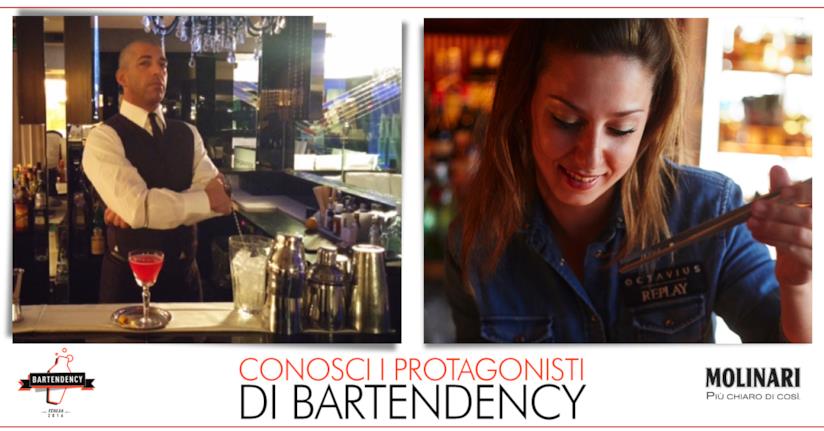 Loris e Marianna in alcuni scatti promozionali di Bartendency Loris e Marianna, protagonisti di Bartendency