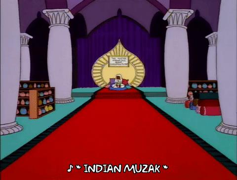 Apu e Homer in India Apu e Homer in viaggio