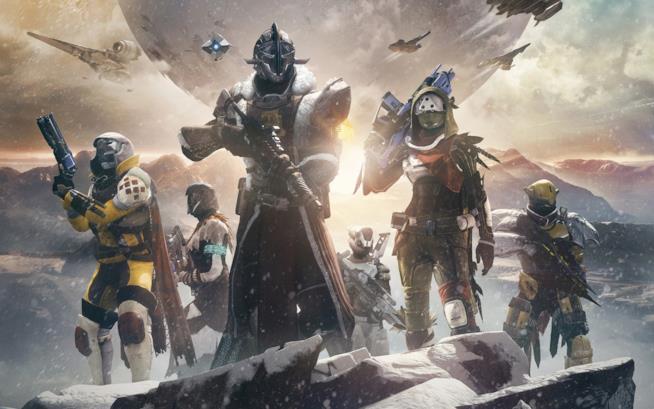 Destiny 2, dove si trova e cosa vende Xur questo fine settimana Un gruppo di Guardiani da Destiny 2
