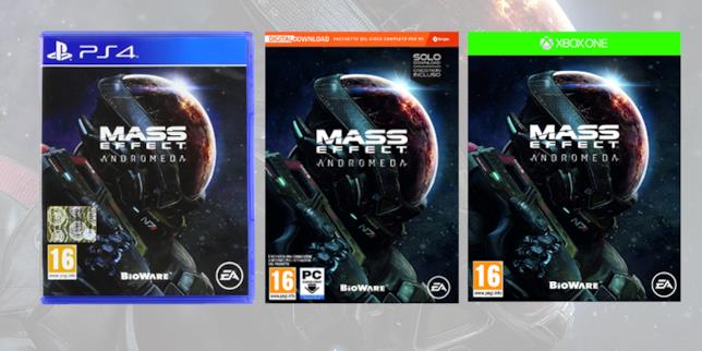 Mass Effect Andromeda non sarà l'ultimo della saga Le boxart di Mass Effect Andromeda