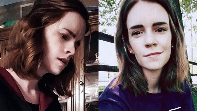 Emma Watson ha una sosia: è la giovane studentessa Kari Lewis La sosia di Emma Watson in cosplay e in una foto casual