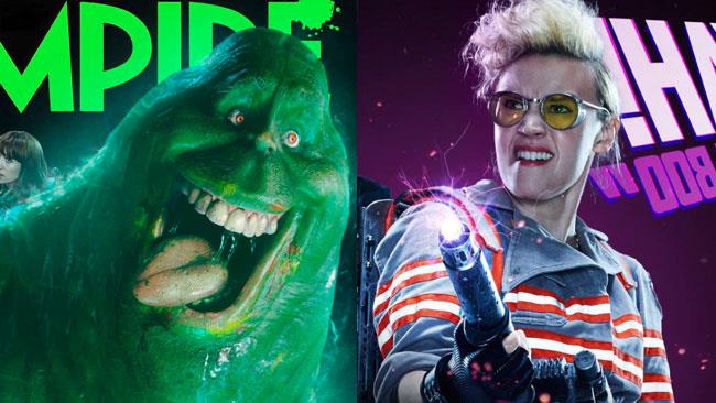 Empire Magazine mostra nuove immagini del reboot di Ghostbusters Slimer e Jillian Holtzmann nel reboot di Ghostbusters