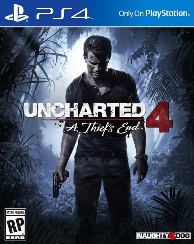 La cover di Uncharted 4 Nathan Drake nella copertina di Uncharted 4