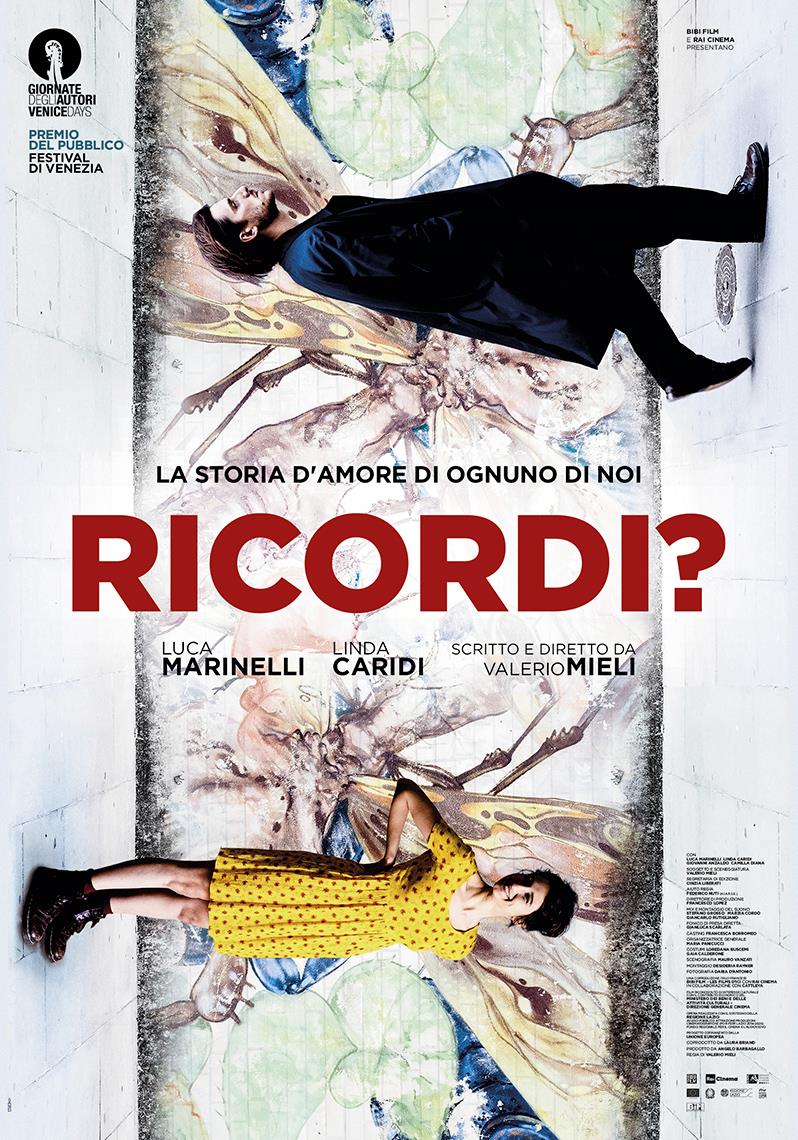 Ricordi?, dal 21 marzo al cinema Luca Marinelli e Linda Caridi nel poster di Ricordi?