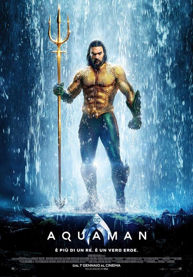 Aquaman, il film arriva in Dolby Atmos nelle case degli italiani Il poster italiano del film Aquaman