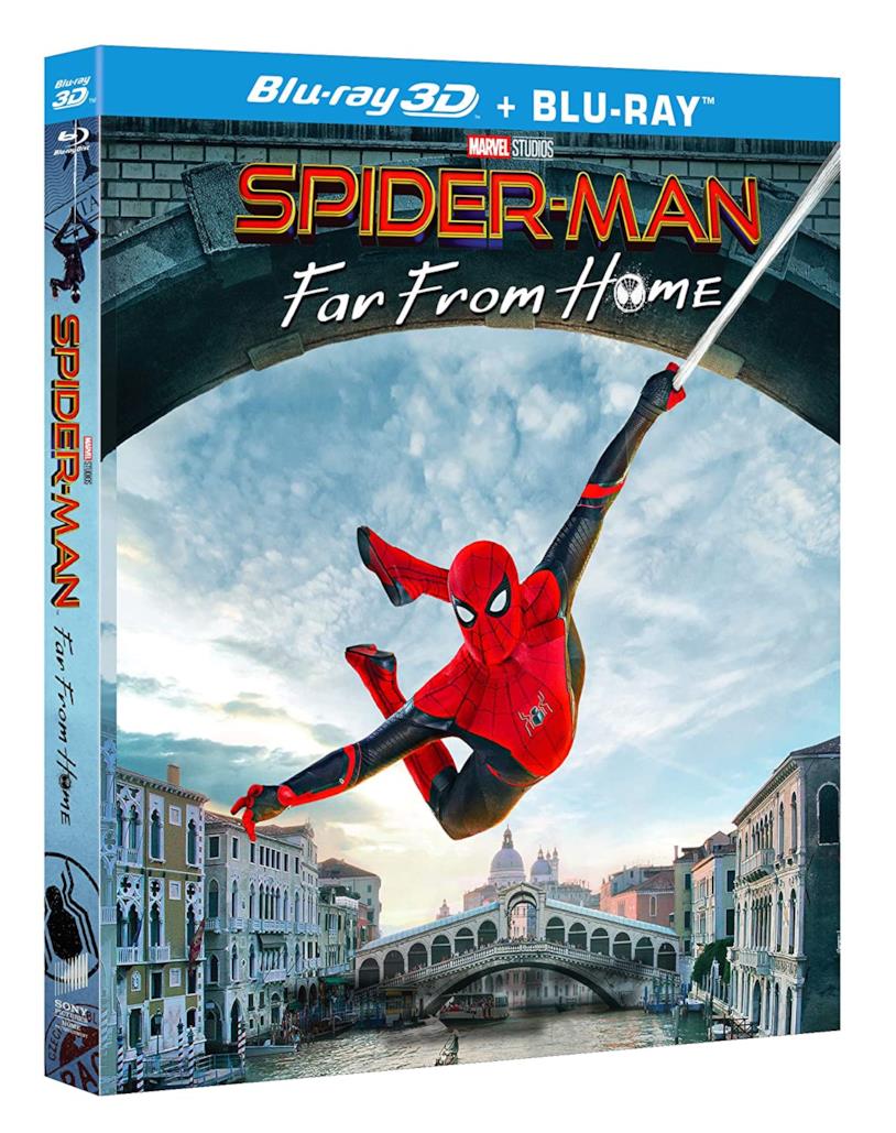 Spider-Man: Far From Home in edizione Blu-Ray 3D + Blu-Ray La copertina di Spider-Man: Far From Home in edizione Blu-Ray 3D + Blu-Ray