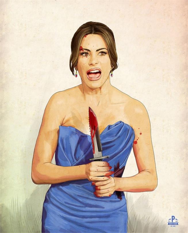 Sofia Vergara in versione horror? Ci pensa l’artista Keith P. Rein.