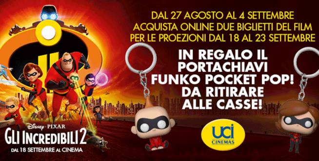 Gli Incredibili 2: sorprese e premi per l'uscita in sala del film negli UCI Cinemas Iniziative UCI Cinemas per Gli Incredibili 2