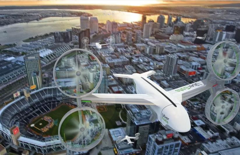 Il drone di Uber che consegnerà il cibo Uber Eats e il drone fattorino per consegnare il cibo