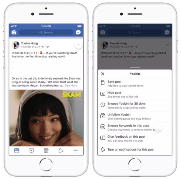 La funzione Snooze su Facebook Tutorial su come applicare lo Snooze su un profilo Facebook