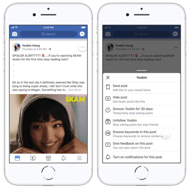 La funzione Snooze su Facebook Tutorial su come applicare lo Snooze su un profilo Facebook