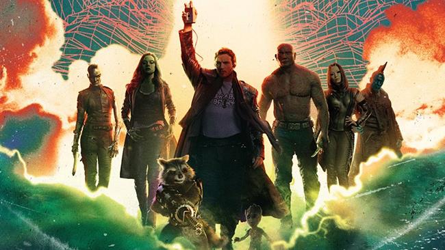 In Guardiani della Galassia Vol. 2 c'è un errore: l'ammissione di James Gunn I Guardiani della Galassia in uno dei poster promozionali del film