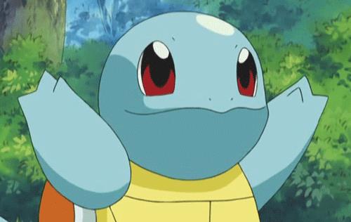 Squirtle è uno dei Pokémon d'acqua più amati Una GIF di Squirtle