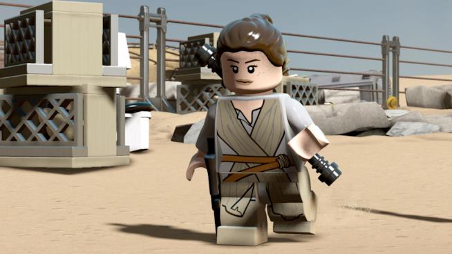 LEGO Star Wars: Il Risveglio della Forza, Rey nel nuovo trailer Rey in versione LEGO in Stra Wars: Il Risveglio della Forza