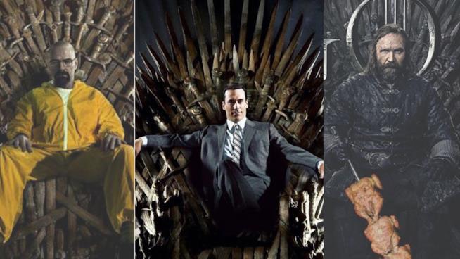 GoT: Walter White, Don Draper e altri sul Trono Got: sul Trono dei MEME