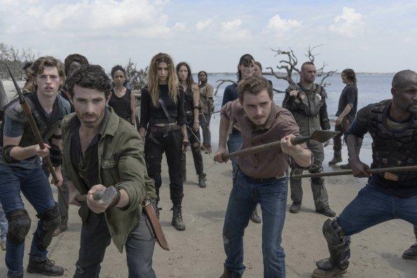 The Walking Dead: episodio 10x01 The Walking Dead: una scena dall'episodio 10x01