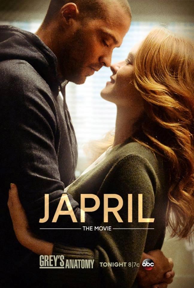 Japril - The Movie La locandina dell'episodio a tema Japril di Grey's Anatomy