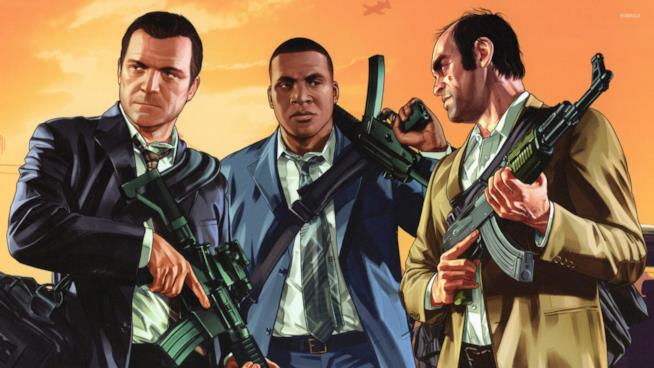 GTA Online si aggiorna con la nuova modalità Guerra Territoriale I tre protagonisti di GTA V pronti a combattere