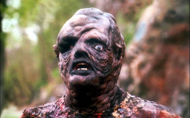 Il remake di Toxic Avenger è ancora in lavorazione Un primo piano di Toxic Avenger nel film del 1984