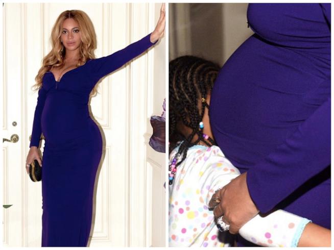 Beyoncé condivide scatti col pancione su Instagram Alcuni degli scatti postati da Beyoncé su Instagram