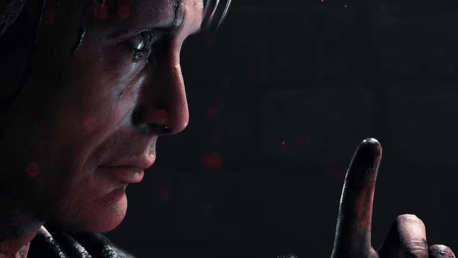Death Stranding, una cartolina natalizia da Hideo Kojima Primo piano di Mads Mikkelsen da Death Stranding
