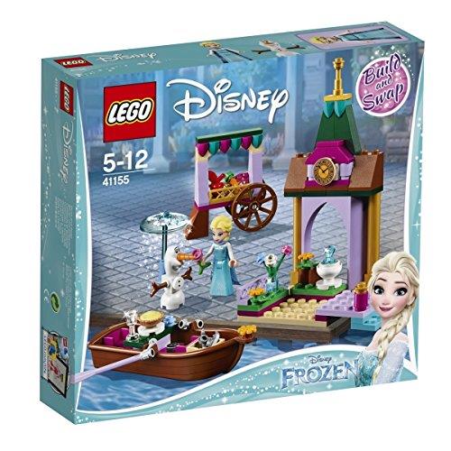 Box del set LEGO Avventura al mercato di Elsa Dettagli del box del set Avventura al mercato di Elsa di LEGO