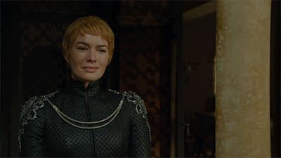 Cersei Lannister pensa di prendere marito? Un'immagin animata di Game of Thrones