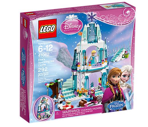Box del set di LEGO Il castello di ghiaccio di Elsa Dettagli del box del set Il castello di ghiaccio di Elsa di LEGO