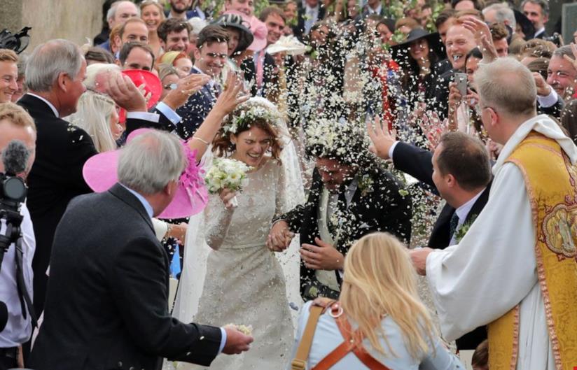 Kit Harington e Rose Leslie si sono sposati Una foto del matrimonio di Kit Harington