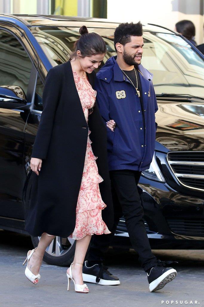 Selena Gomez e The Weeknd Selena Gomez e The Weeknd in giro per Firenze
