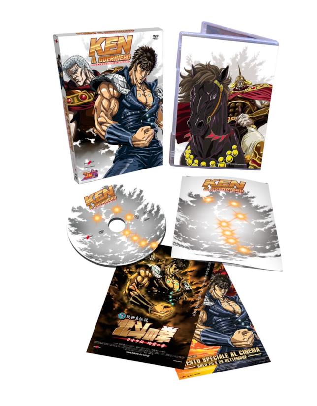 Il cofanetto del DVD di Ken il Guerriero - La leggenda di Hokuto Il DVD di Ken il Guerriero - La leggenda di Hokuto