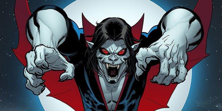Un'immagine di Morbius tratta dai fumetti Marvel Morbius, l'anti-eroe Marvel