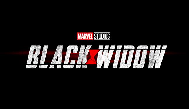 Black Widow, svelato poster e look (in bianco) di Vedova Nera nel film Logo del film Black Widow
