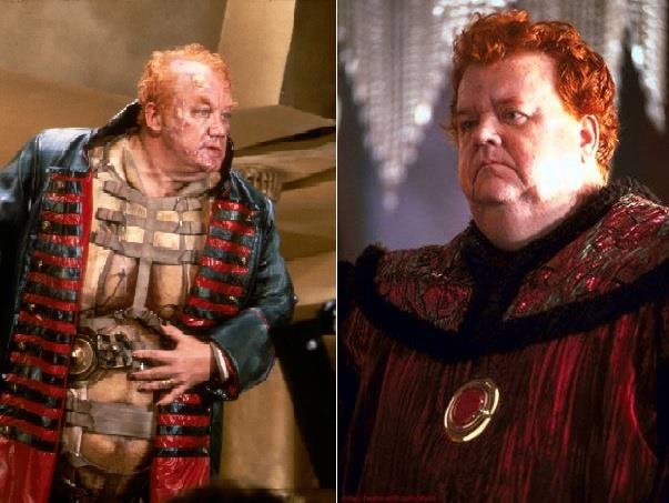 I due volti del Barone Harkonnen: Kenneth McMillan e Ian McNeice Collage di Kenneth McMillan e Ian McNeice, entrambi nei panni del Barone Harkonnen