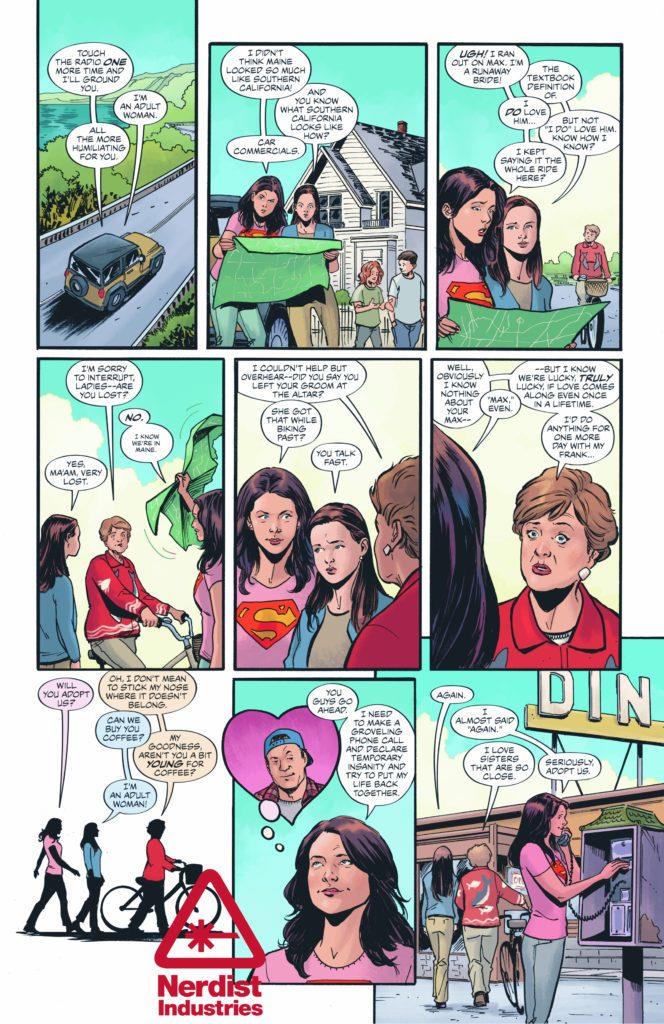 Il fumetto crossover tra La Signora in Giallo e Una Mamma per Amica Il fumetto con Una Mamma per Amica e La Signora in Giallo insieme