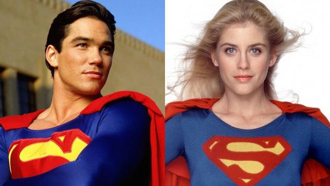 Dean Cain ed Helen Slater Dean Cain nel ruolo di Superman ed Helen Slater in costume da Supergirl