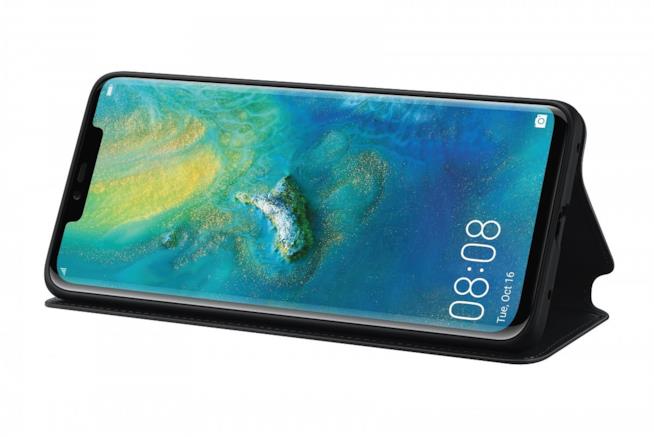Huawei Mate 20 Pro e accessori svelati da un leak Huawei Mate 20 Pro nella cover PU Wallet
