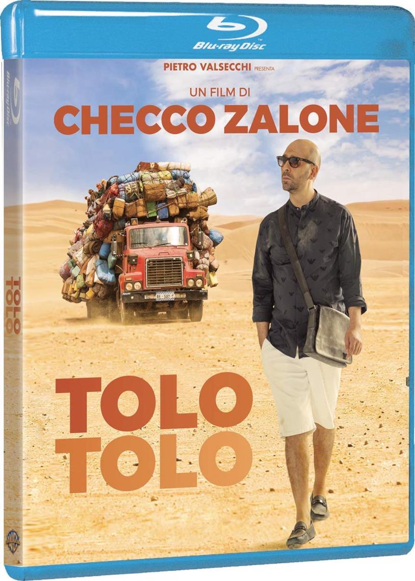 Cofanetto Blu-ray di Tolo Tolo Checco Zalone nella copertina del cofanetto Blu-ray di Tolo Tolo