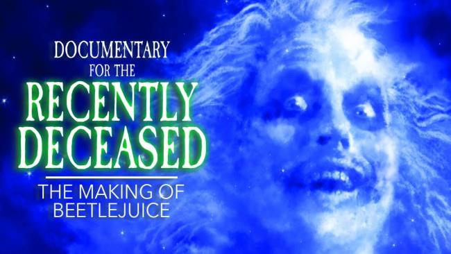 Recently Deceased, la risposta di un fan al negato Beetlejuice 2 Il poster del documentario dedicato a Beetlejuice